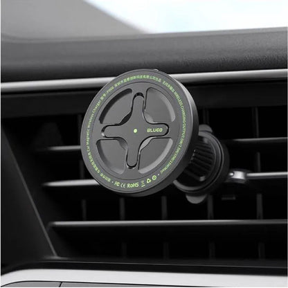 Brezžični avtomobilski polnilec Blueo Ape Legend, 15W, 1.67A, črn