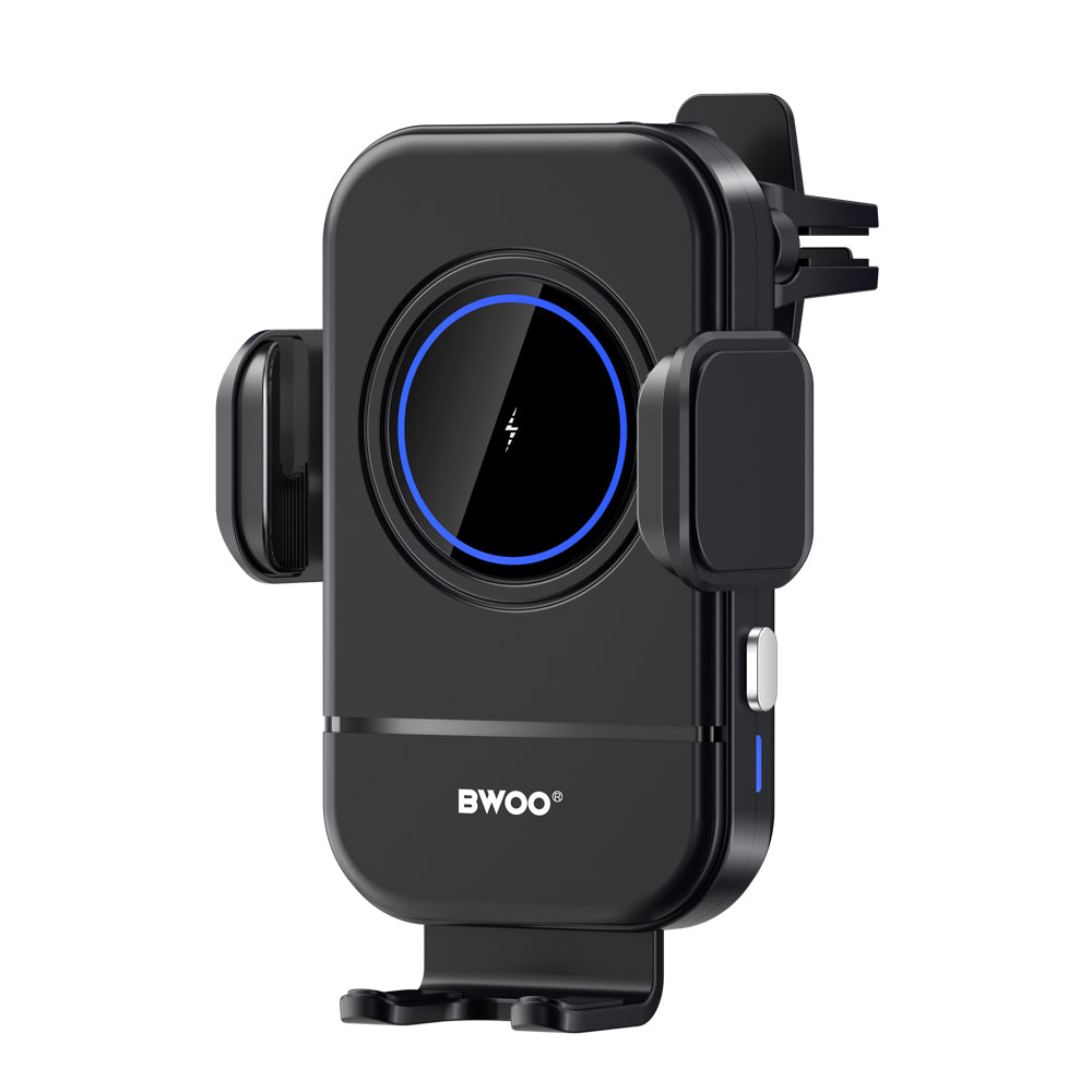 Brezžični avto polnilec BWOO ZJ137, 15W, 1.67A, Črn