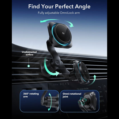ESR Wireless Car Charger, 25W, Black