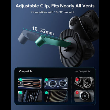 ESR Wireless Car Charger, 25W, Black