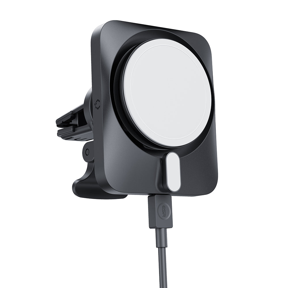 Brezžični avtomobilski polnilec ESR CryoBoost, 15W, 1.67A, Srebrn