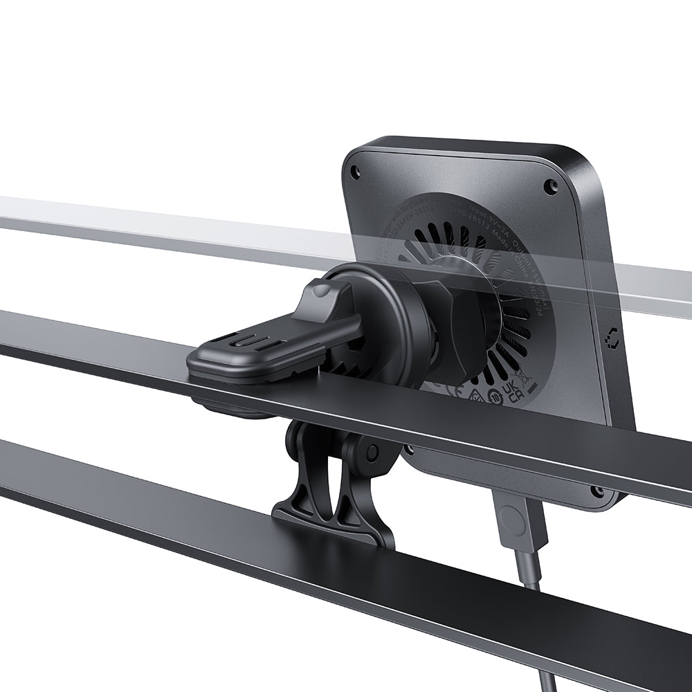 Brezžični avtomobilski polnilec ESR CryoBoost, 15W, 1.67A, Srebrn