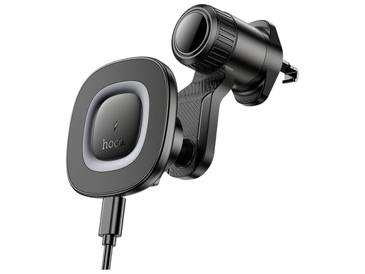 Brezžični avtomobilski polnilec HOCO HW30, 15W, 1.67A, črn