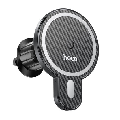 Brezžični avtomobilski polnilec HOCO CA85, 15W, 1.67A, črn