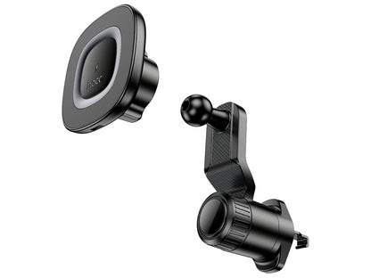 Brezžični avtomobilski polnilec HOCO HW30, 15W, 1.67A, črn