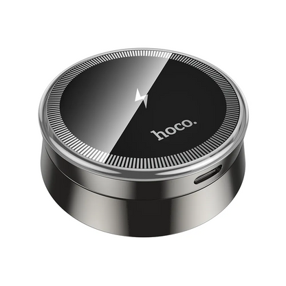 Brezžični avtomobilski polnilec HOCO HW33, 15W, 1.67A, Siv