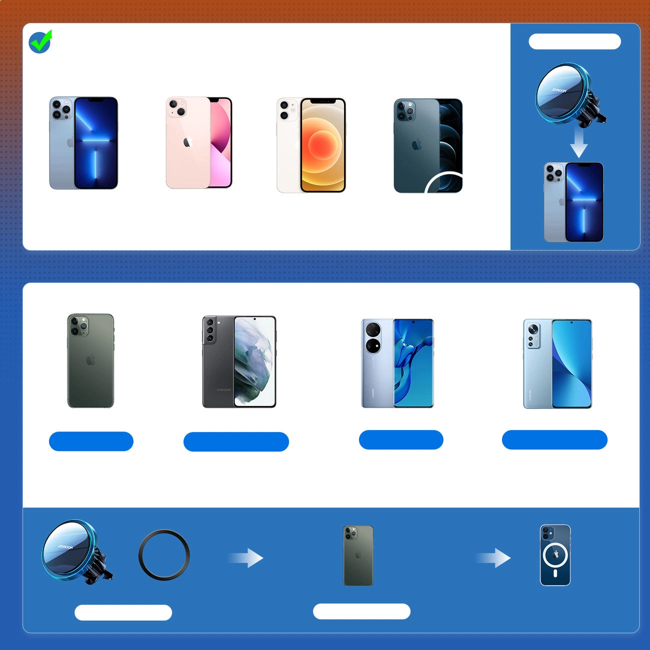 Brezžični avtomobilski polnilec Joyroom JR-ZS291, 15W, 1.67A, Srebrn