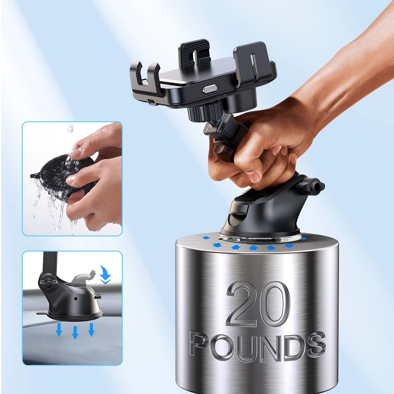 Brezžični avtomobilski polnilec Joyroom JR-ZS219, 15W, 1.67A, črn