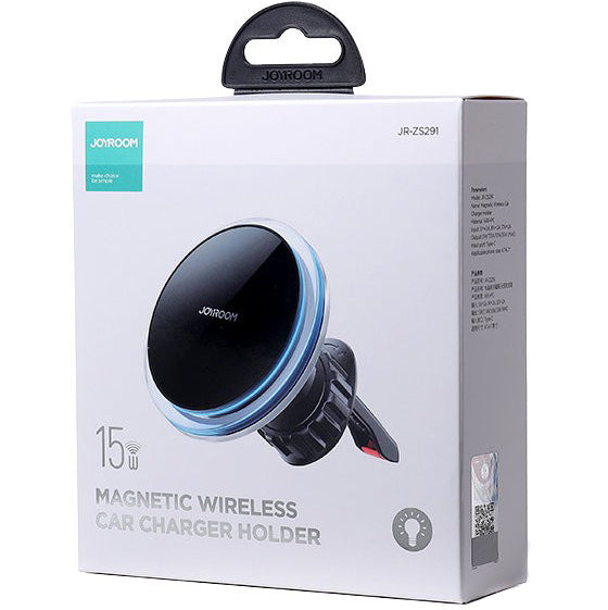 Brezžični avtomobilski polnilec Joyroom JR-ZS291, 15W, 1.67A, Srebrn