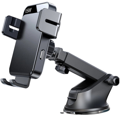 Brezžični avtomobilski polnilec Joyroom JR-ZS219, 15W, 1.67A, črn
