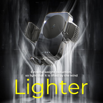 Brezžični avtomobilski polnilec Lisen W605, 15W, 1.67A, črn YL0225030014