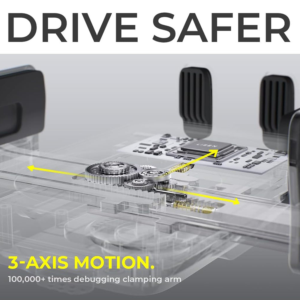 Brezžični avtomobilski polnilec Lisen W605, 15W, 1.67A, črn YL0225030014