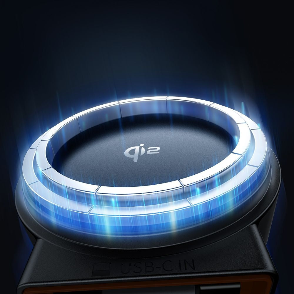 Brezžični avtomobilski polnilec McDodo CH-0090, 15W, 1.67A, črn