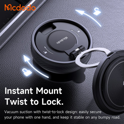 McDodo CH-8610 Wireless Car Charger, 15W, 1.67A, Black