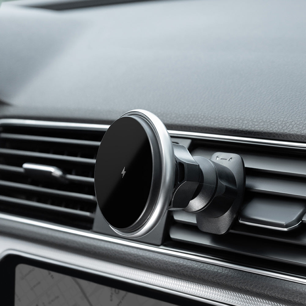 Brezžični avtomobilski polnilec Proove Magic Circle, 15W, 1.67A, Srebrn WHMC15020006