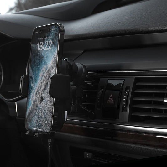 Brezžični avtomobilski polnilec Proove Triple Clamp, 15W, 1.67A, Črn WHTC15010001