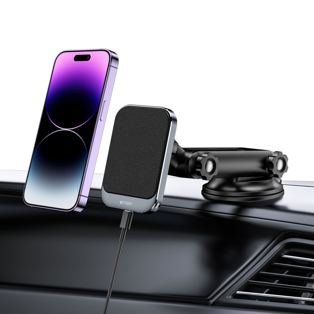 Wireless Car Charger Tech-Protect MM15W-V2, 15W, 1.67A, Black 