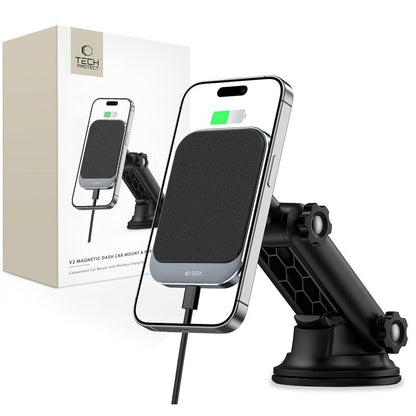 Wireless Car Charger Tech-Protect MM15W-V2, 15W, 1.67A, Black 