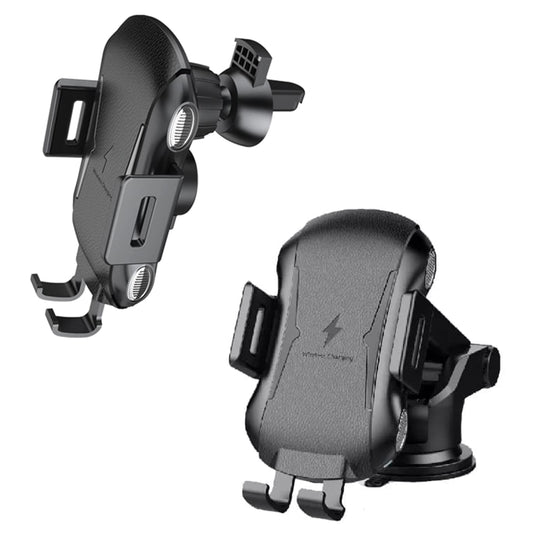 Brezžični avtomobilski polnilec Techsuit CAPD032 Premium, 10W, 1.1A, črn