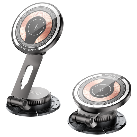 Brezžični avto polnilec XO Design CX036, 15W, 1.67A, Črn