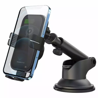 Brezžični avtomobilski polnilec XO Design WX027, 15W, 1.67A, črn