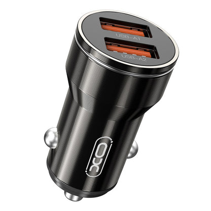Avtomobilski polnilec XO Design CC48, 12W, 2.4A, črn