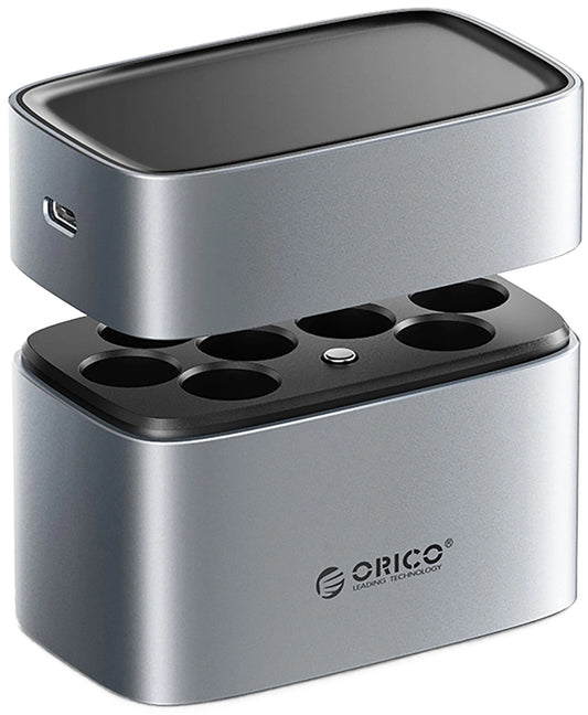 Polnilec baterij Orico EV8, AA, Siva