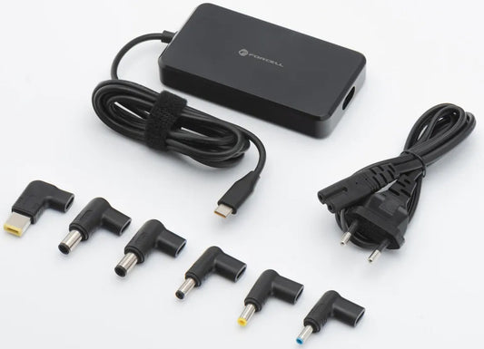 Polnilec Forcell F-Energy E856, 65W, Črn