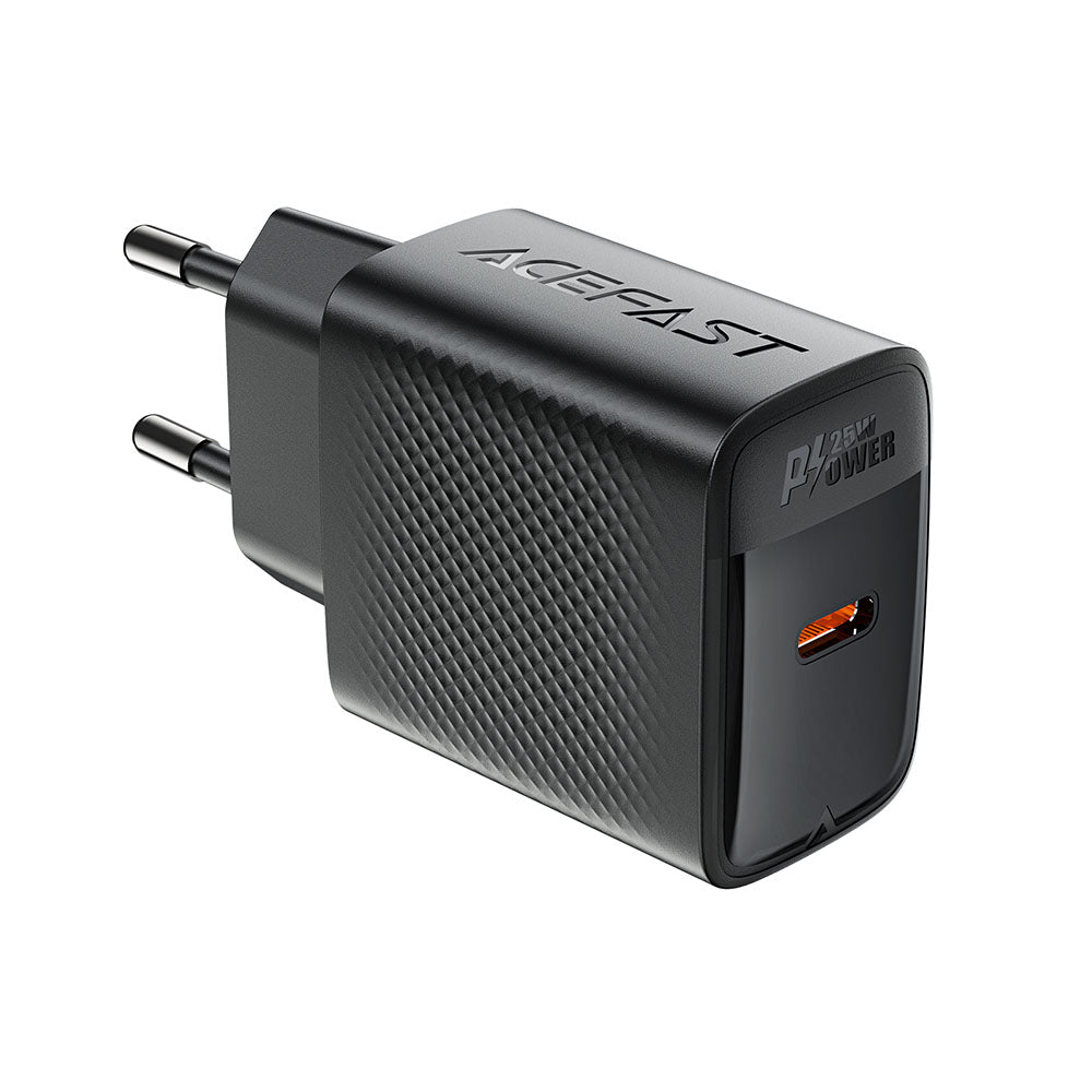 Acefast A104 Network Charger, 25W, 3A, 1 x USB-C, Black