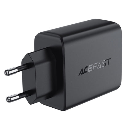 Omrežni polnilec Acefast A61, 45W, 3A, 2 x USB-A - 2 x USB-C, Črn