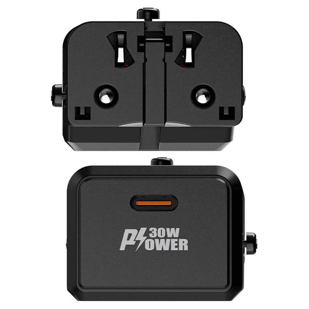 Acefast Z7 Travel Network Charger, 30W, 3A, 1 x USB-C, Black