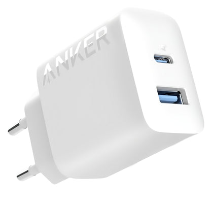 Anker 312 omrežni polnilnik, 20 W, 3A, 1 x USB-A - 1 x USB-C, bel A2348G21 