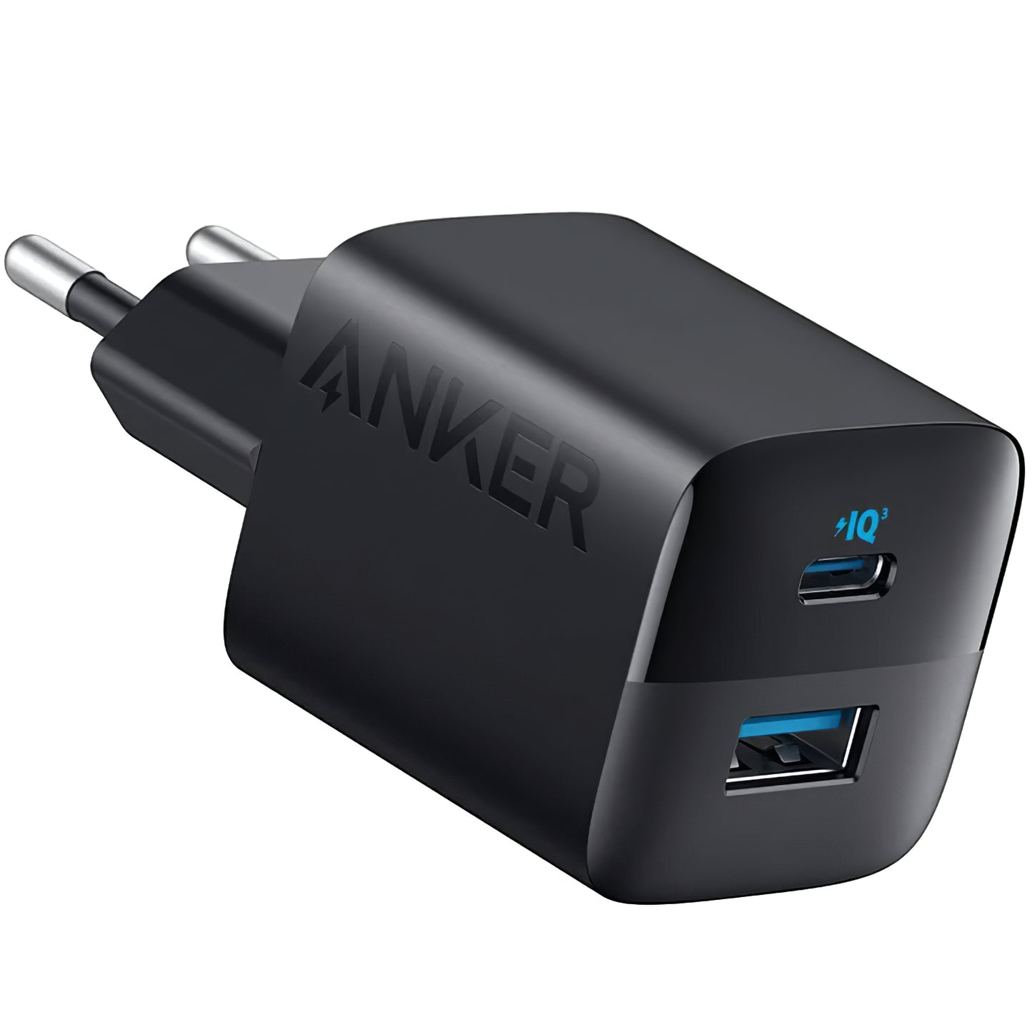 Anker 323 omrežni polnilnik, 33 W, 3A, 1 x USB-A - 1 x USB-C, črn A2331G11 