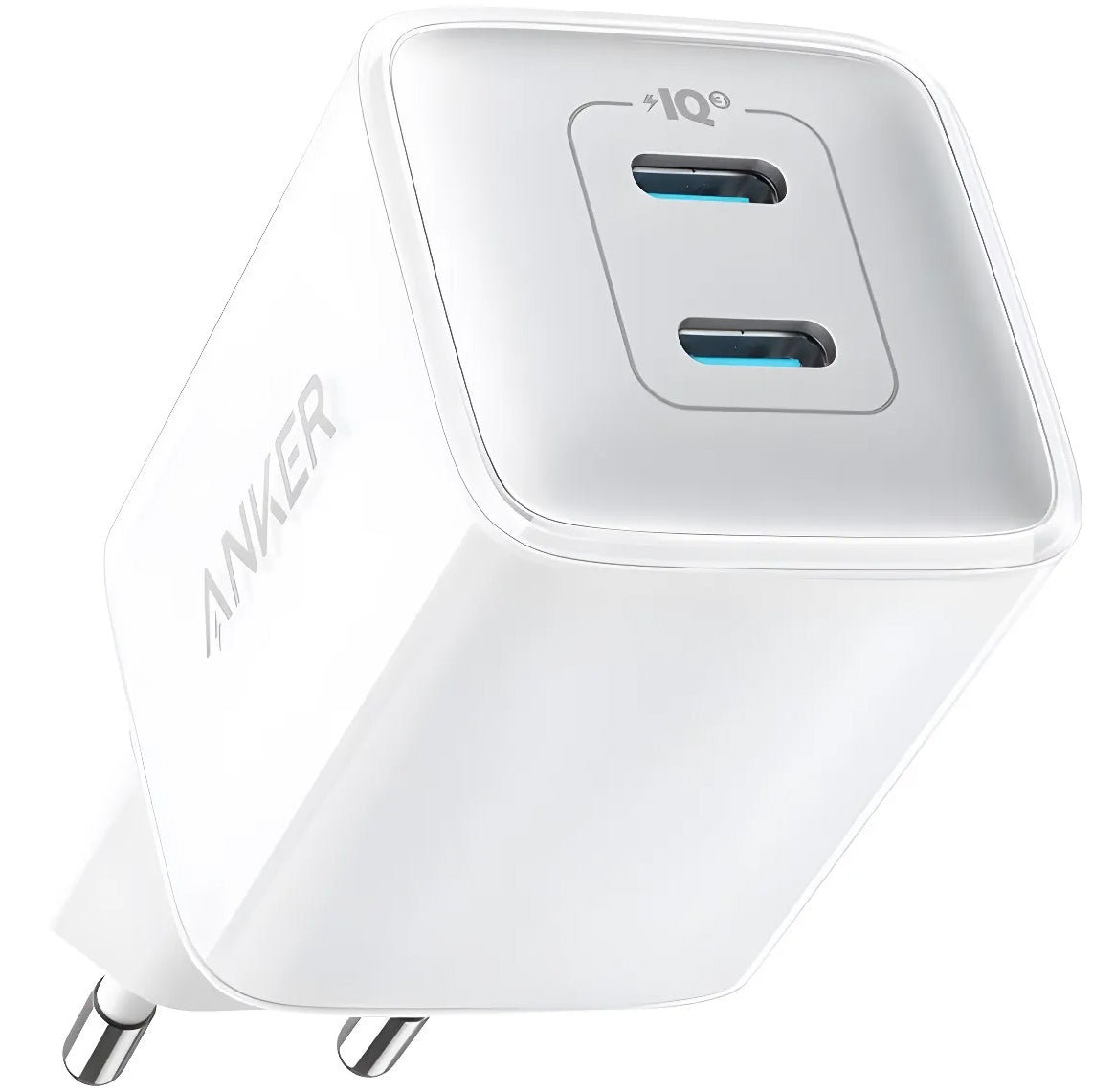 Anker 521 Nano Pro omrežni polnilnik, 40 W, 3A, 2 x USB-C, bel A2038G21 