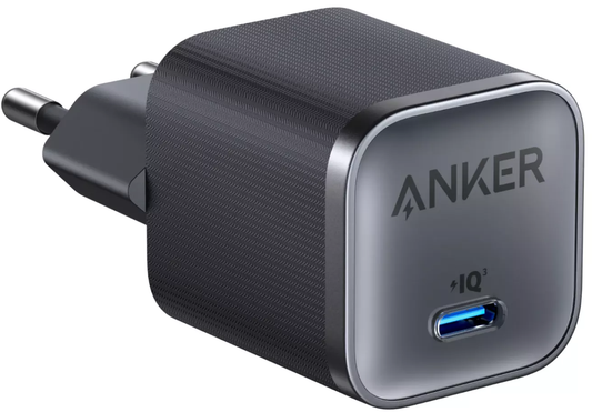 Omrežni polnilec Anker Nano, 45W, 3A, 1 x USB-C, Črn A2692L11