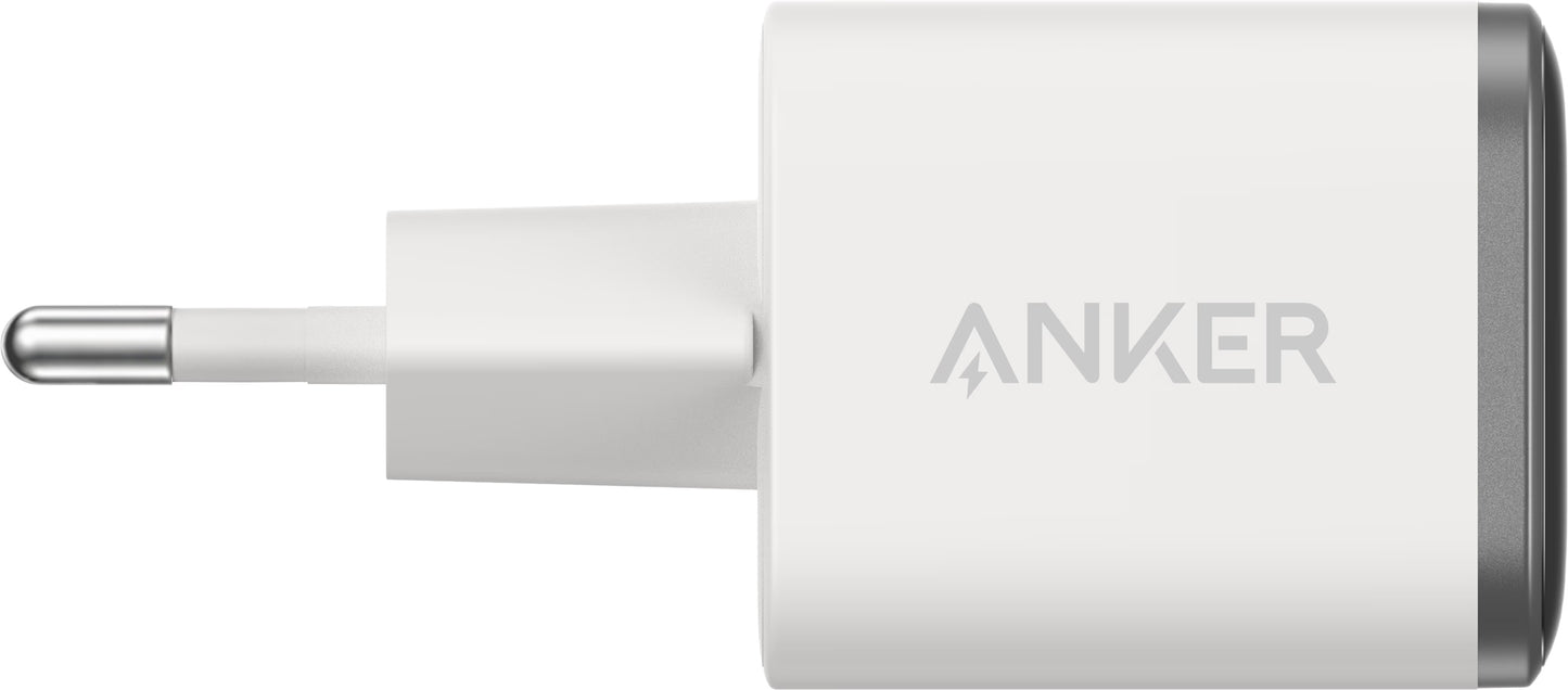 Omrežni polnilec Anker Nano Display, 45W, 3A, 1 x USB-C, Bel A121DG21