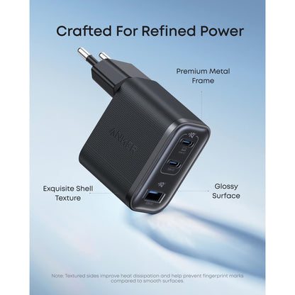 Polnilnik Anker Nano, 70W, 3.5A, 1 x USB-A - 2 x USB-C, Črn A121AL11