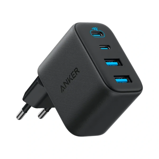 Omrežni polnilec Anker Zolo, 50W, 3A, 2 x USB-A - 2 x USB-C, Črn