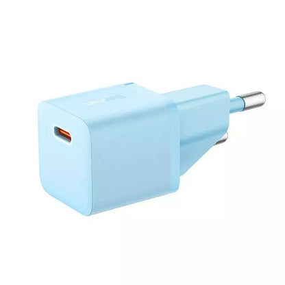 Polnilnik Baseus GaN Mini 1C, 20W, 3A, 1 x USB-C, Modra CCGN050103