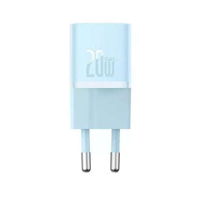 Polnilnik Baseus GaN Mini 1C, 20W, 3A, 1 x USB-C, Modra CCGN050103