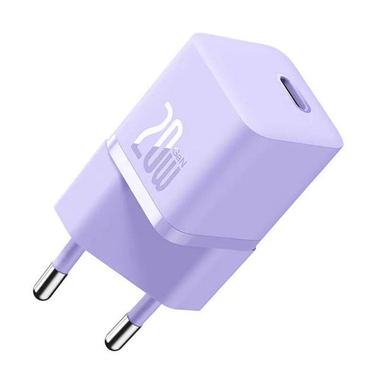 Baseus Network Charger, 20W, 3A, 1 x USB-C, Purple CCGN050105