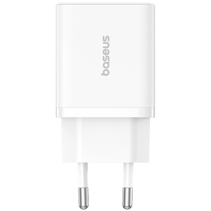 Polnilnik Baseus Cube, 20W, 3A, 1 x USB-A - 1 x USB-C, Bel P10111403213-00