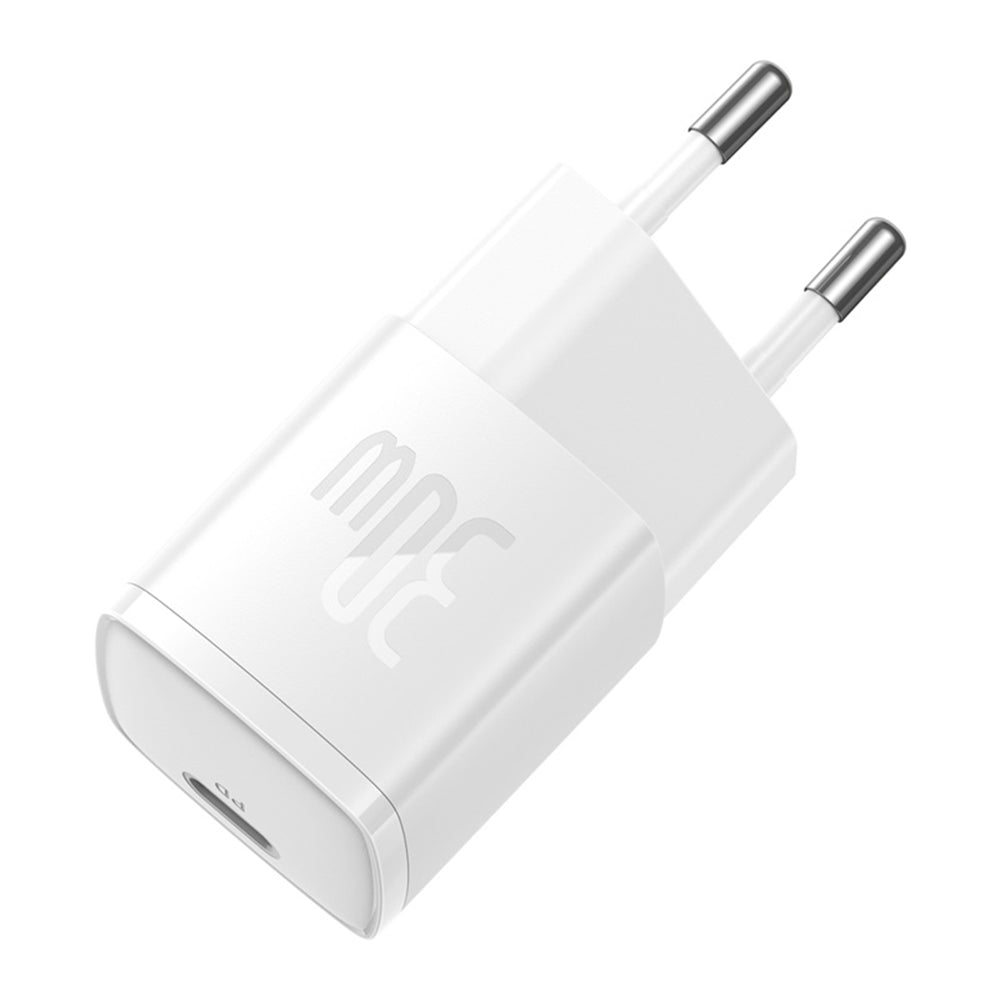 Polnilnik Baseus Cube Pro, 30W, 3A, 1 x USB-C, Bel CCXF000302