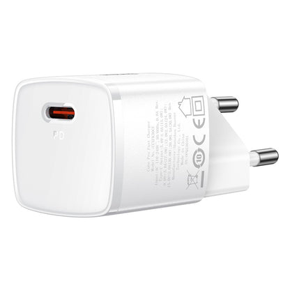 Polnilnik Baseus Cube Pro, 30W, 3A, 1 x USB-C, Bel CCXF000302