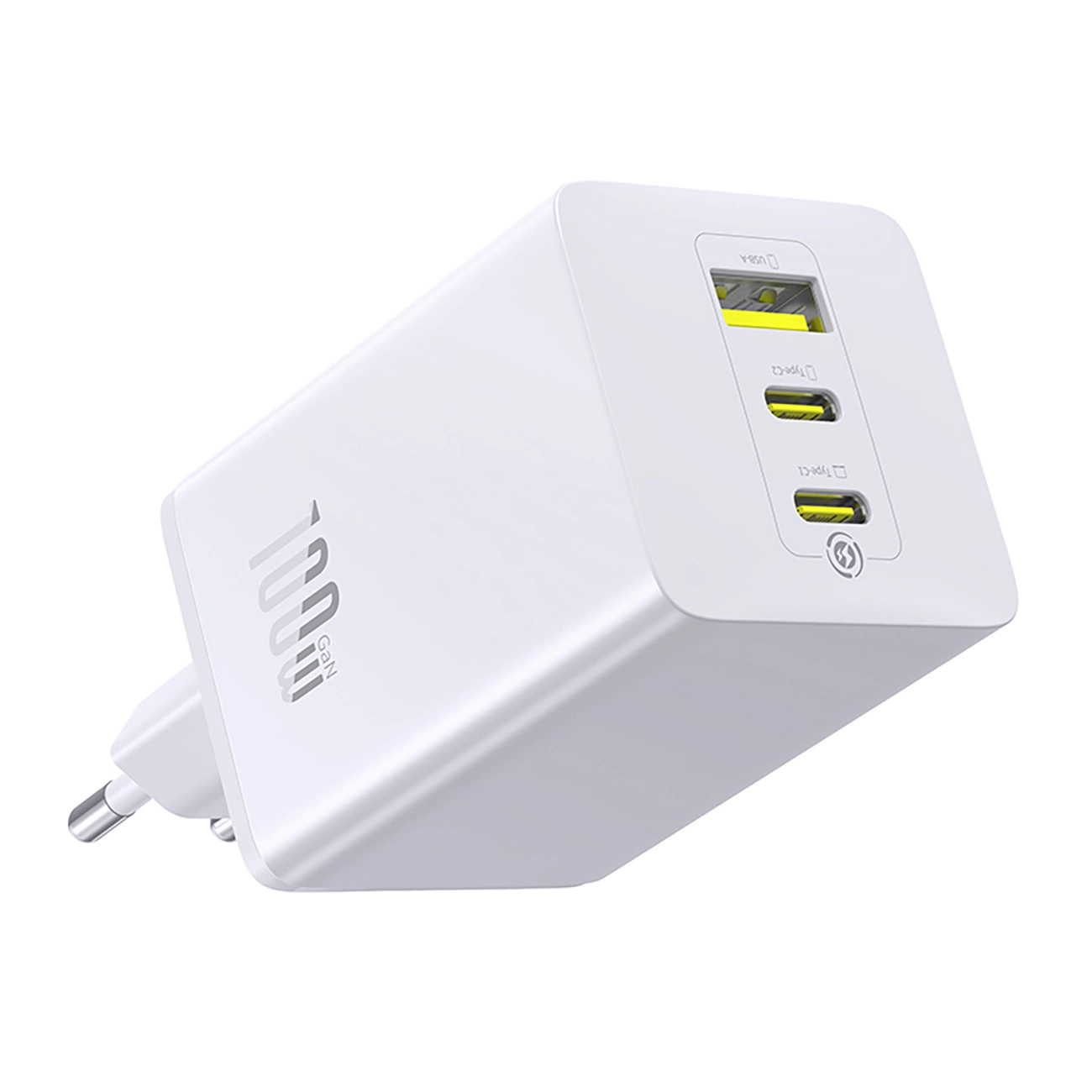 Polnilnik Baseus EnerFill FE11, 100W, 5A, 1 x USB-A - 2 x USB-C, Bel P10182102213-00