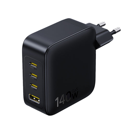 Baseus EnerFill FH11 Network Charger, 140W, 5A, 1 x USB-A - 3 x USB-C, Black E0121J00