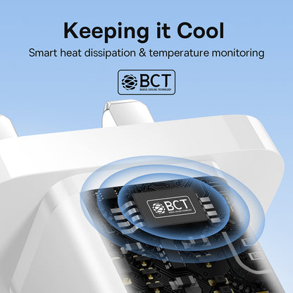 Polnilnik Baseus GaN5 UK, 30W, 3A, 1 x USB-C, Bel P10110906213-00