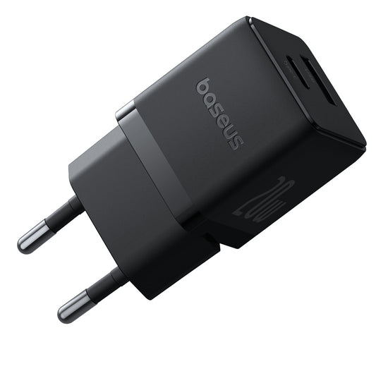 Polnilnik Baseus Palm, 20W, 3A, 1 x USB-A - 1 x USB-C, črn P10111608113-00