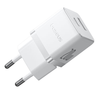 Polnilnik Baseus Palm, 20W, 3A, 1 x USB-A - 1 x USB-C, Bel CCZC20UE