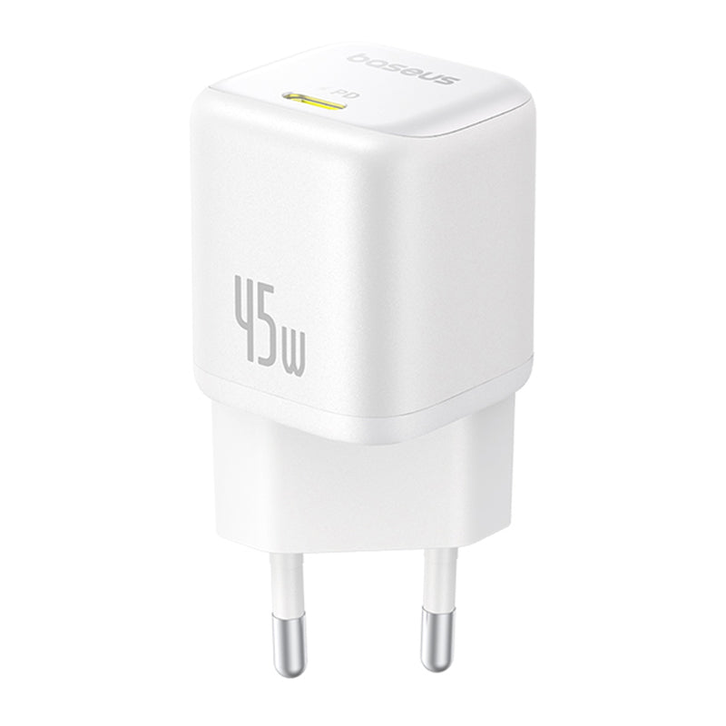Polnilnik Baseus PicoGo, 45W, 3A, 1 x USB-C, Bel P10176800213-00